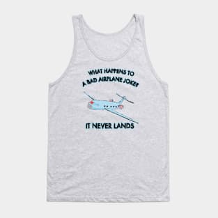 Fasbytes Aviation Airplane Humor Tank Top